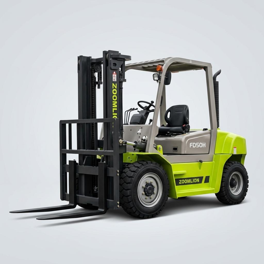 Дизельный вилочный погрузчик Zoomlion FD50H (mini), 5 т
