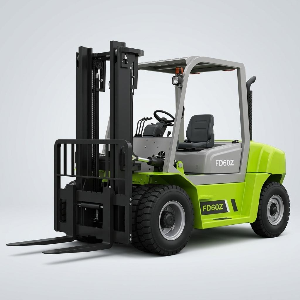 Дизельный вилочный погрузчик Zoomlion FD60Z, 6 т