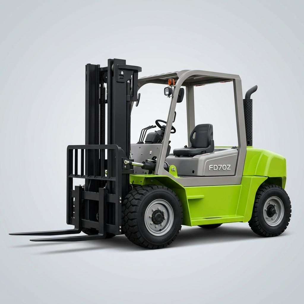 Дизельный вилочный погрузчик Zoomlion FD70Z, 7 т